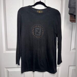 VINTAGE FENDI Black Long Sleeve